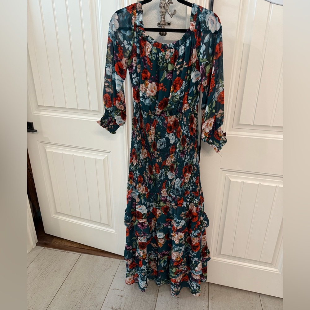 Floral Print Women's Dress
